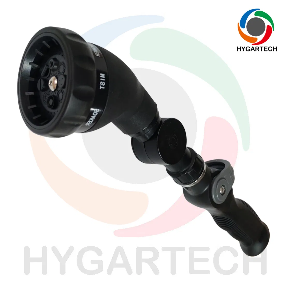 Thumb Control Metal 8-Function Sprayer with Adjustable Angle to Control Spray Direction 3/4" Female X Male Thread