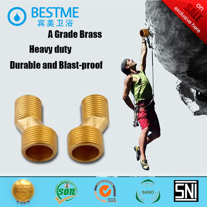Смеситель для душа BESTME белый с хромом (BM-50023W)