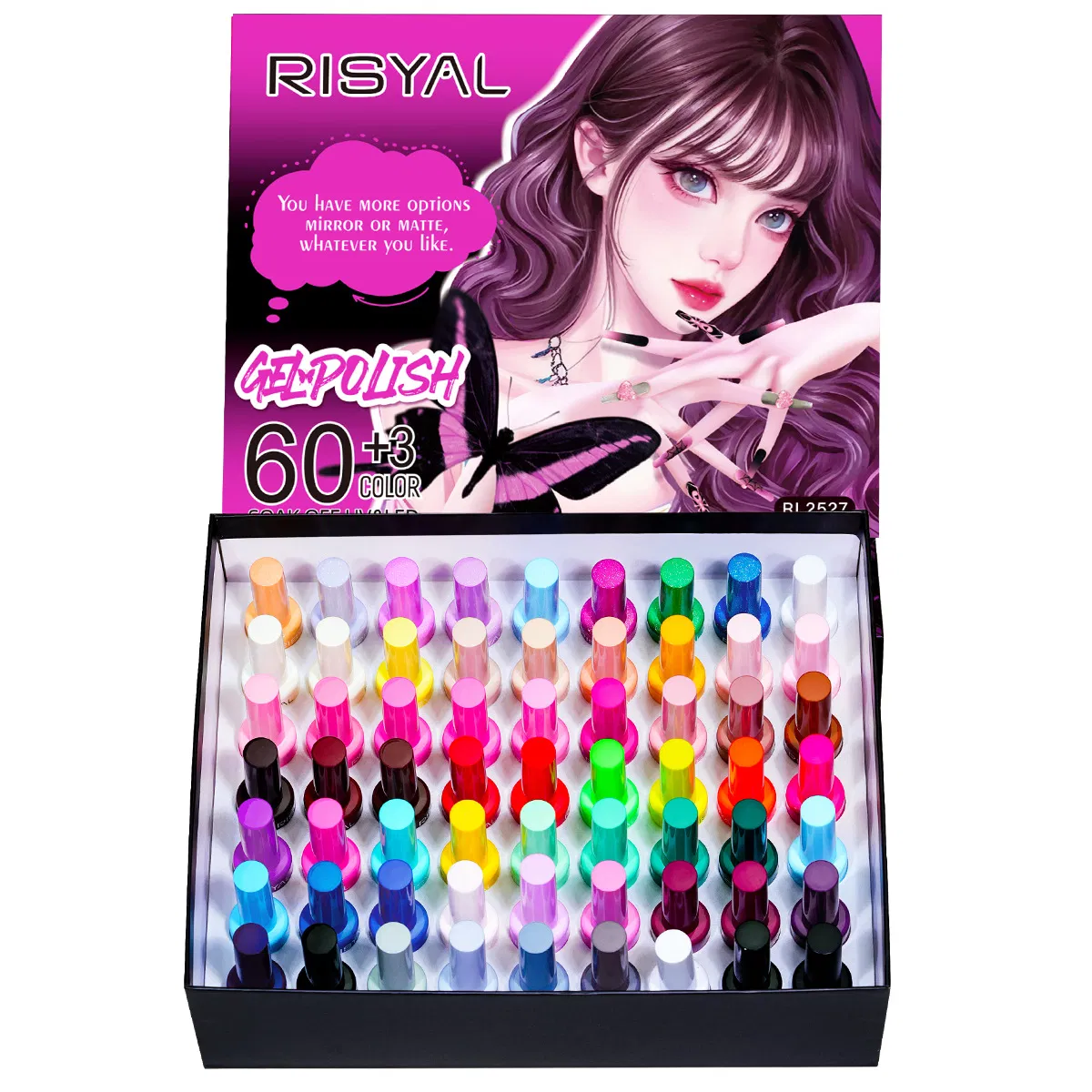 Temperature-Activated Color Changing Nail Polish