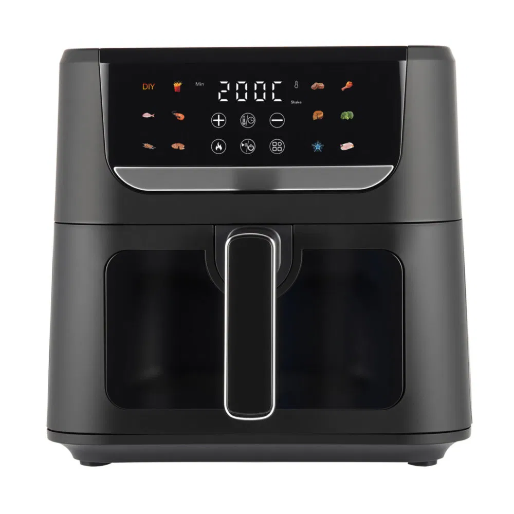 Safe 6L Customizable Touch Screen Air Deep Fryer for Family Gathering