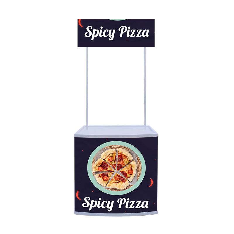 Factory Price Promotion Table Display Retail Portable Exhibition Display Easy Set up Counter Advertisement Table