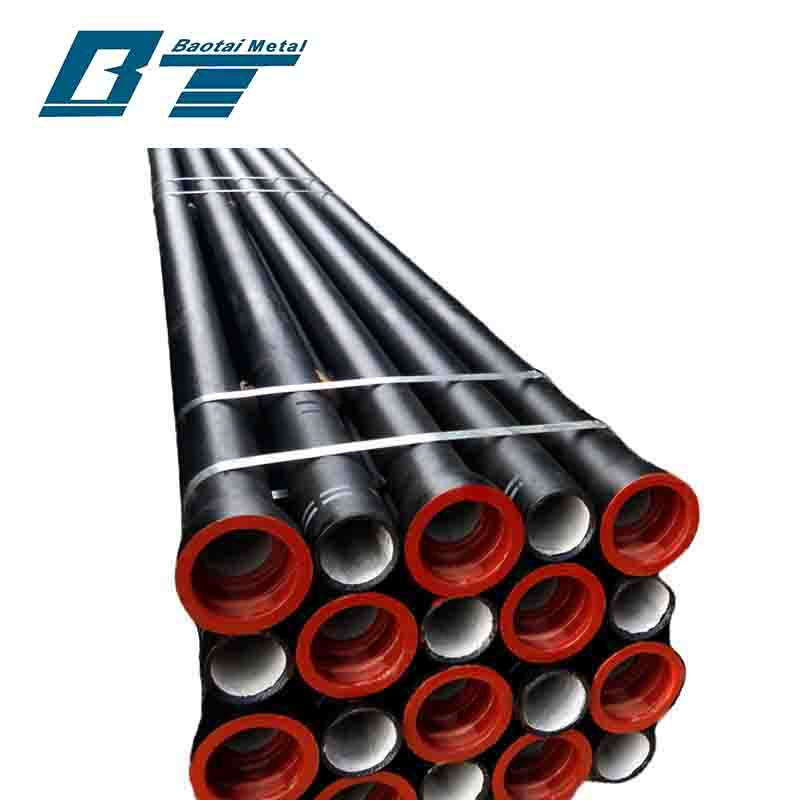 High Quality Epoxy Lined BS En 545 K9 1400mmdouble Socket Water Pressure Ductile Cast Iron Pipe