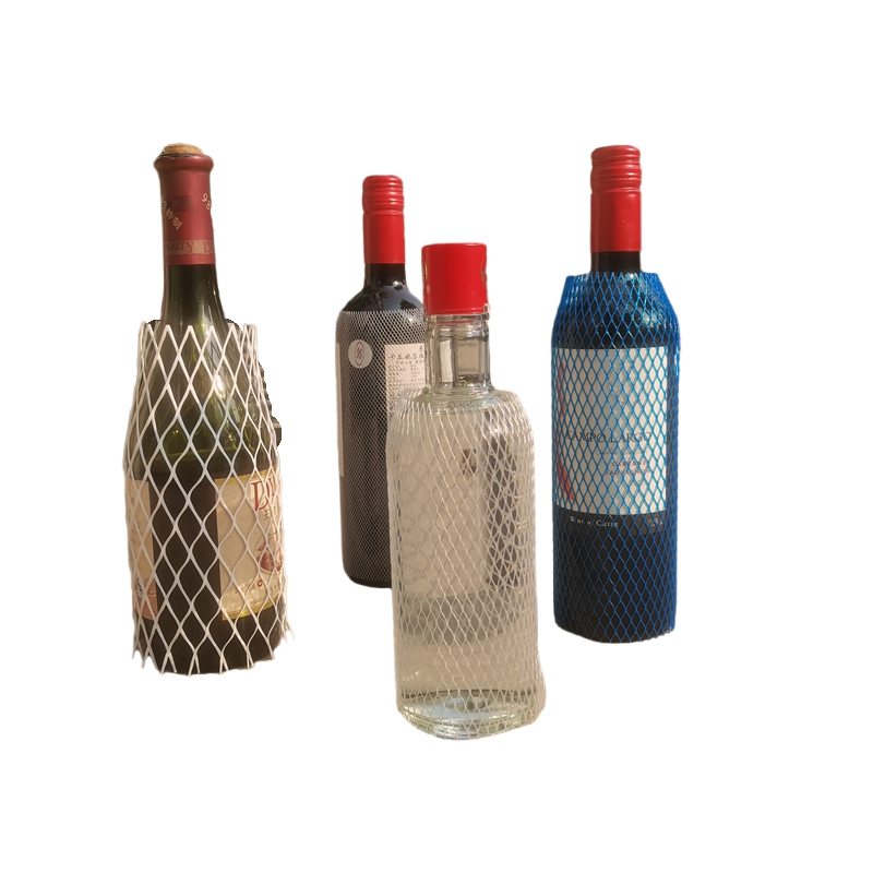 Food-Grade PE Wine Bottle Protection Net for Gift Packaging Elastic Nylon