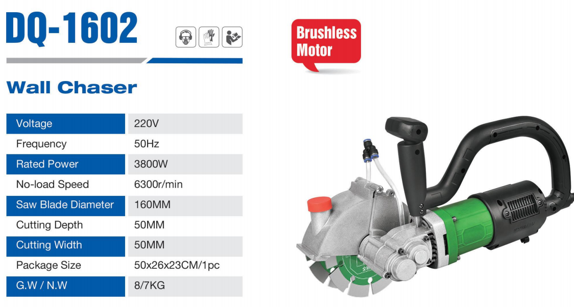 2025 Hot Sale 3800W Wall Cutting Machine Groove Chaser for Wall Chaser