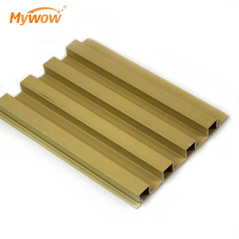 Modern 160*20 WPC Wall Panel 3D Interior Wood Plastic Panel Fluted Panels