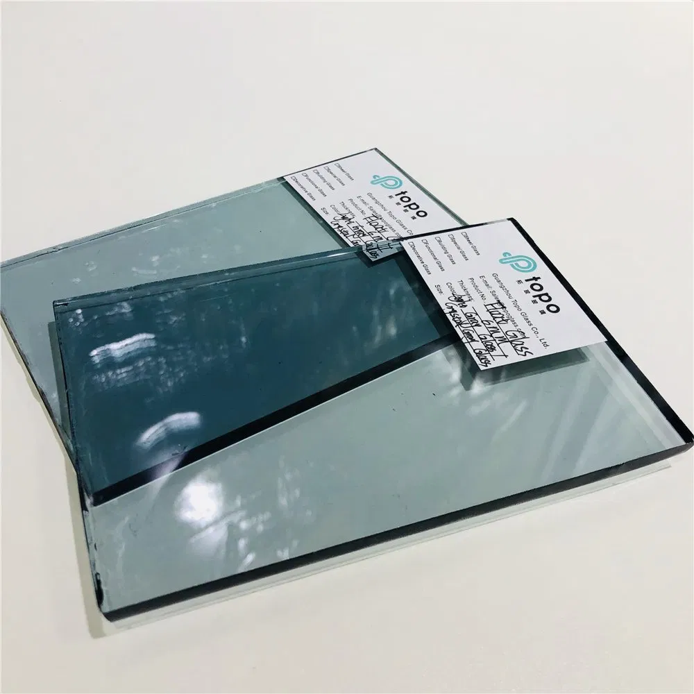 5mm-12mm Gray with Blue Building Float Glass (C-LG)
