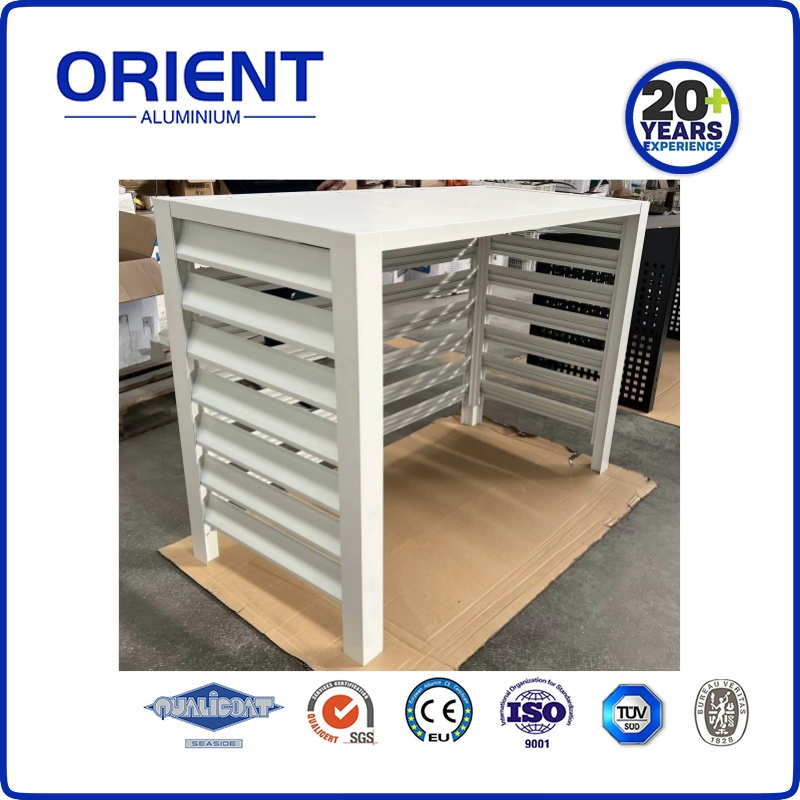 Factory Price AC Cover Luxury Aluminum Outdoor AC Cover Decorative and Durable