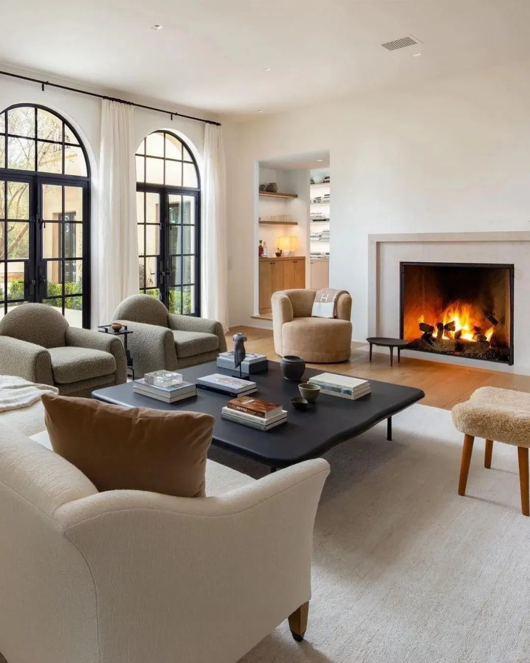 Custom French Antique Window Thermal Break Aluminum Swing Horizontal Lock Villa