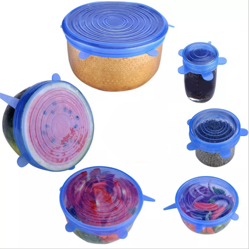 Food Grade Super Stretch Silicone Lids Food and Bowl Covers