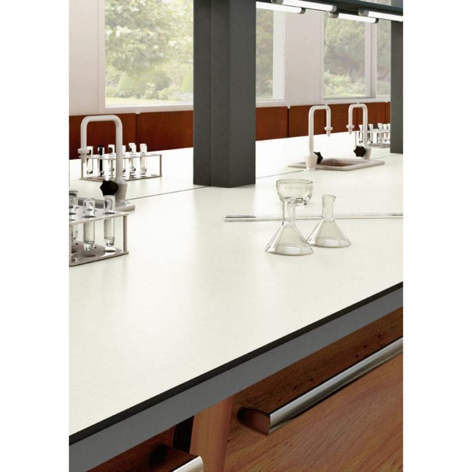 Chemical Resistant Compact HPL Non-Porous Brushed Phenolic Board for Laboratories