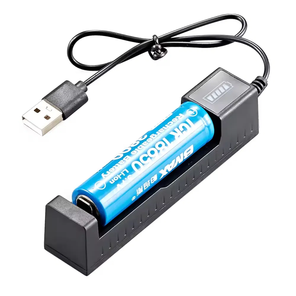 Rechargeable Battery Charger USB Charger Adapter for Li-ion 18650 26650 14500