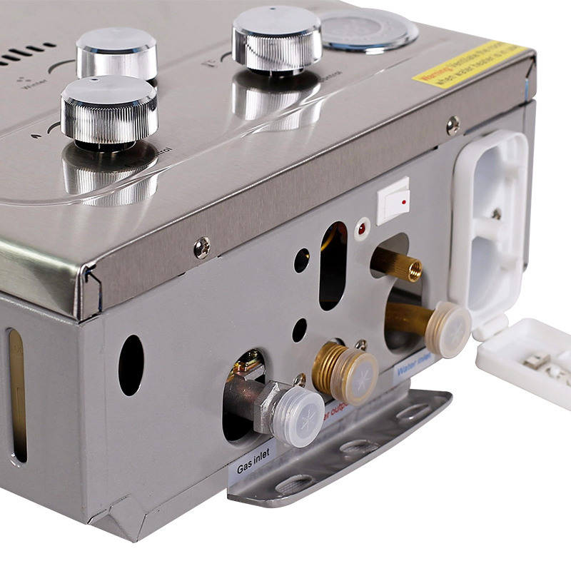 6L Household Instant Shower Bathroom Tankless Flue Gas Water Heater