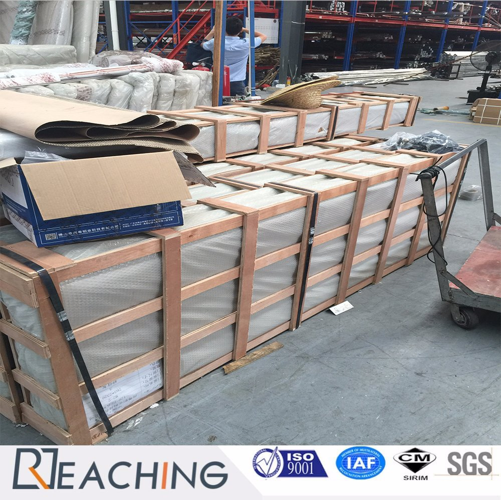 Modern Design UPVC/PVC 80 Series Sliding Door with Steel Support