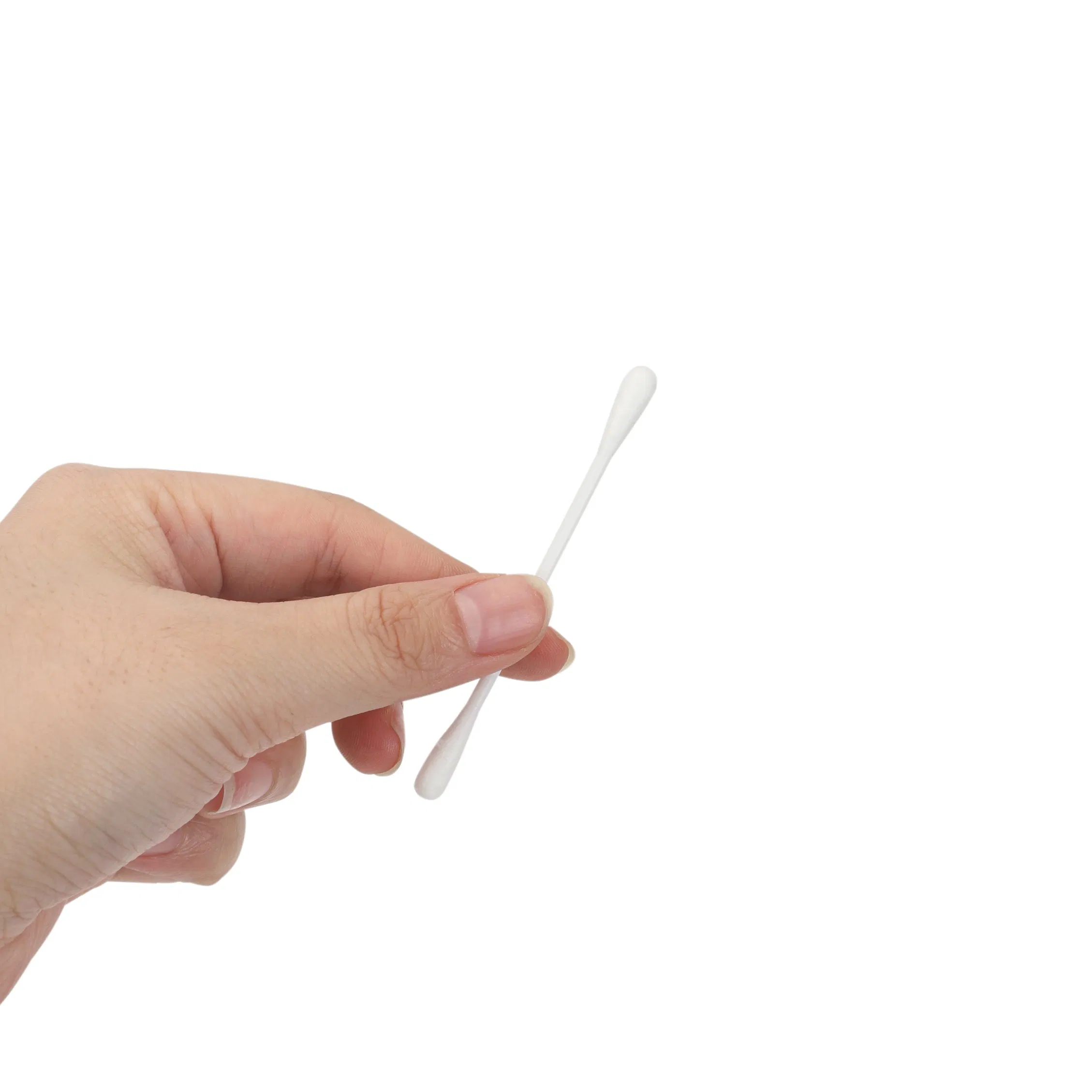 100PCS Round Head Plastic Stick Cotton Buds for Effective Ear Cleaning and Personal Care