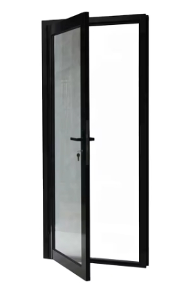 Sound Proof Office Entrance Glass Dutch Door Aluminium Metal Glass Double Entry Doors From China