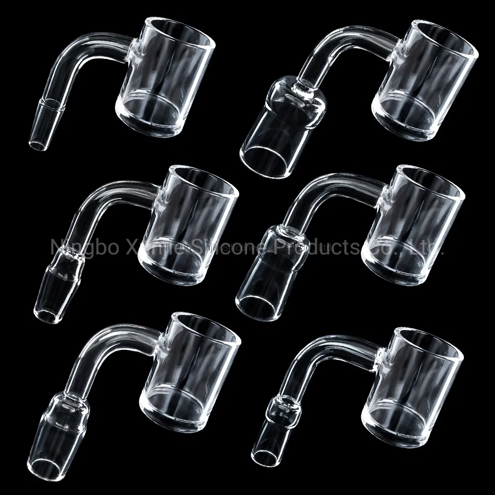 Hot Sale Flat Top 25mm Quartz Banger 45/90 Degree Glass Bowl Glass Pipe