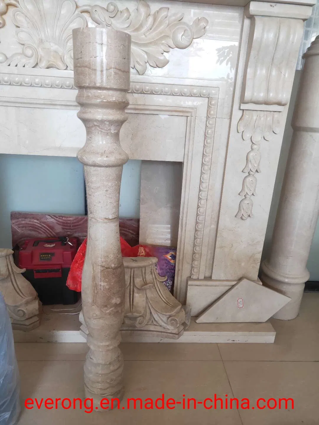 Natural Stone Red/Grey/White Granite/Marble Stone Balustrades for Railing