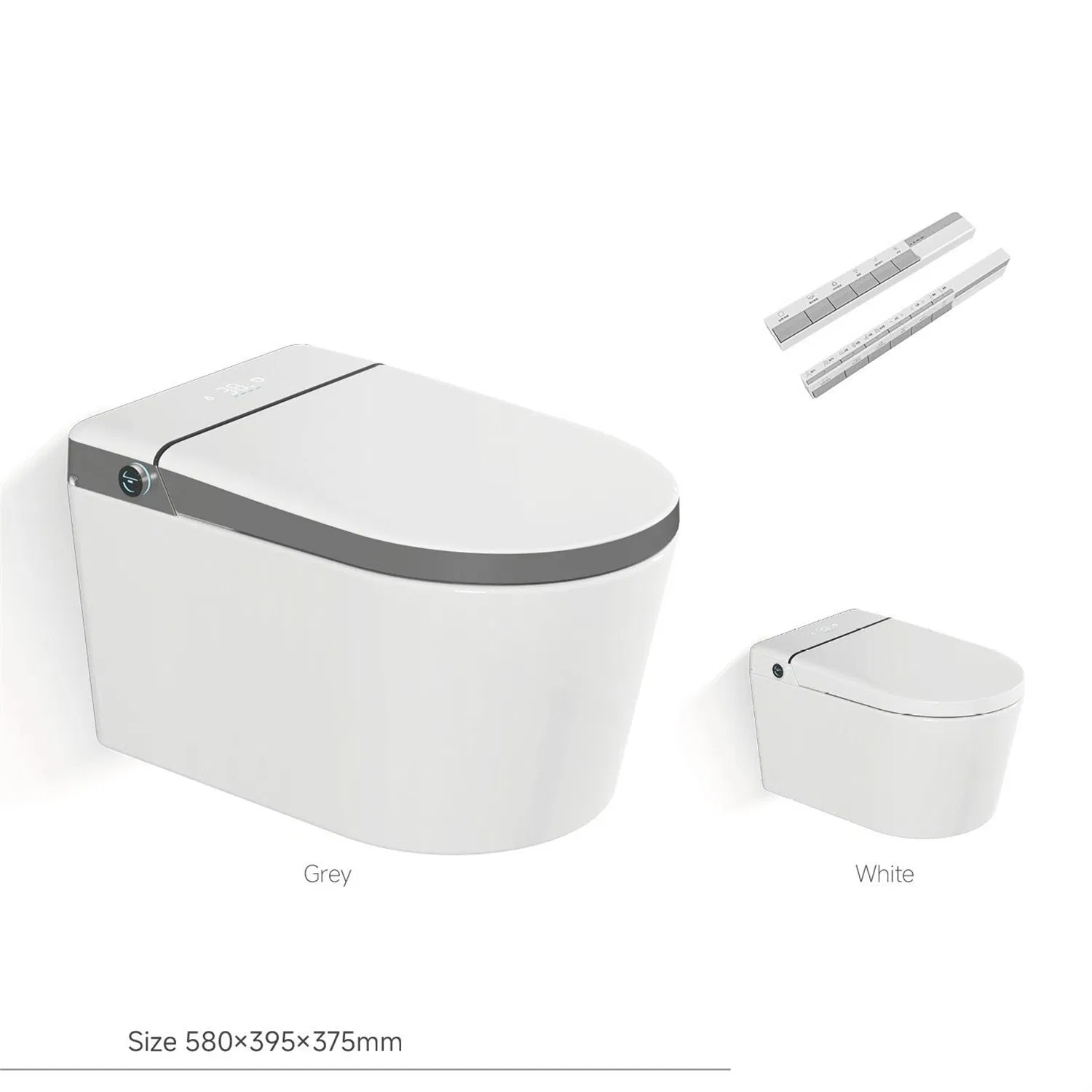 A9 Bathroom furniture Sanitary New Design Black Color Intelligent Smart Wc Toilet