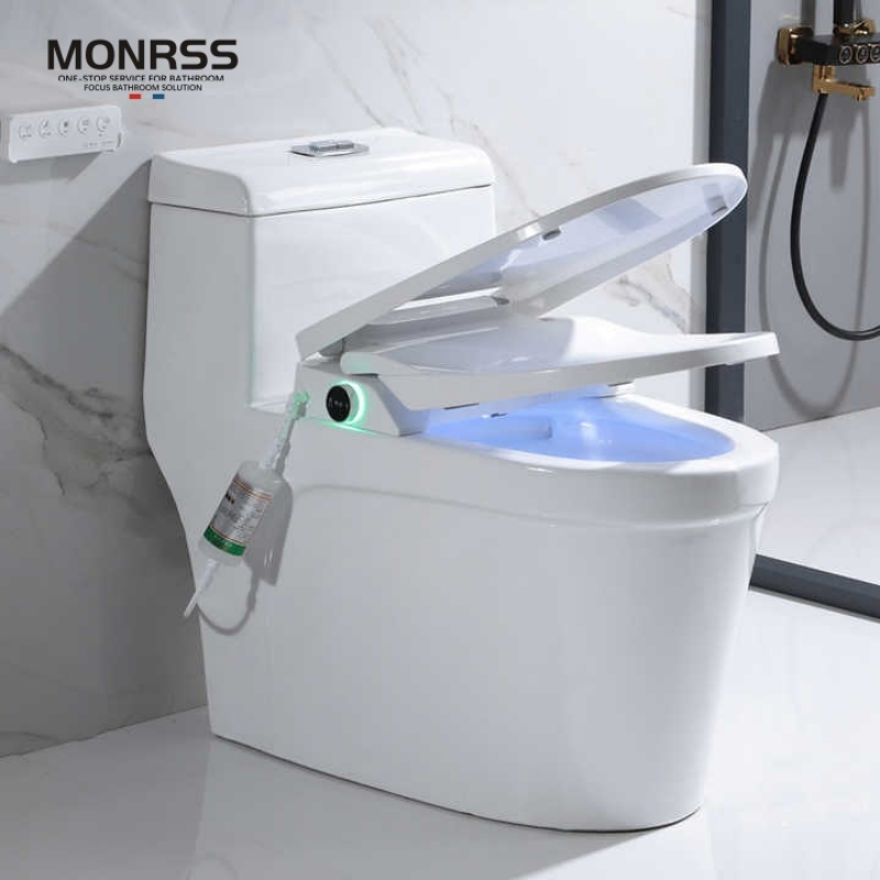 110V/220V Smart Heated Toilet Seat Cover with Auto Functions Remote Contro