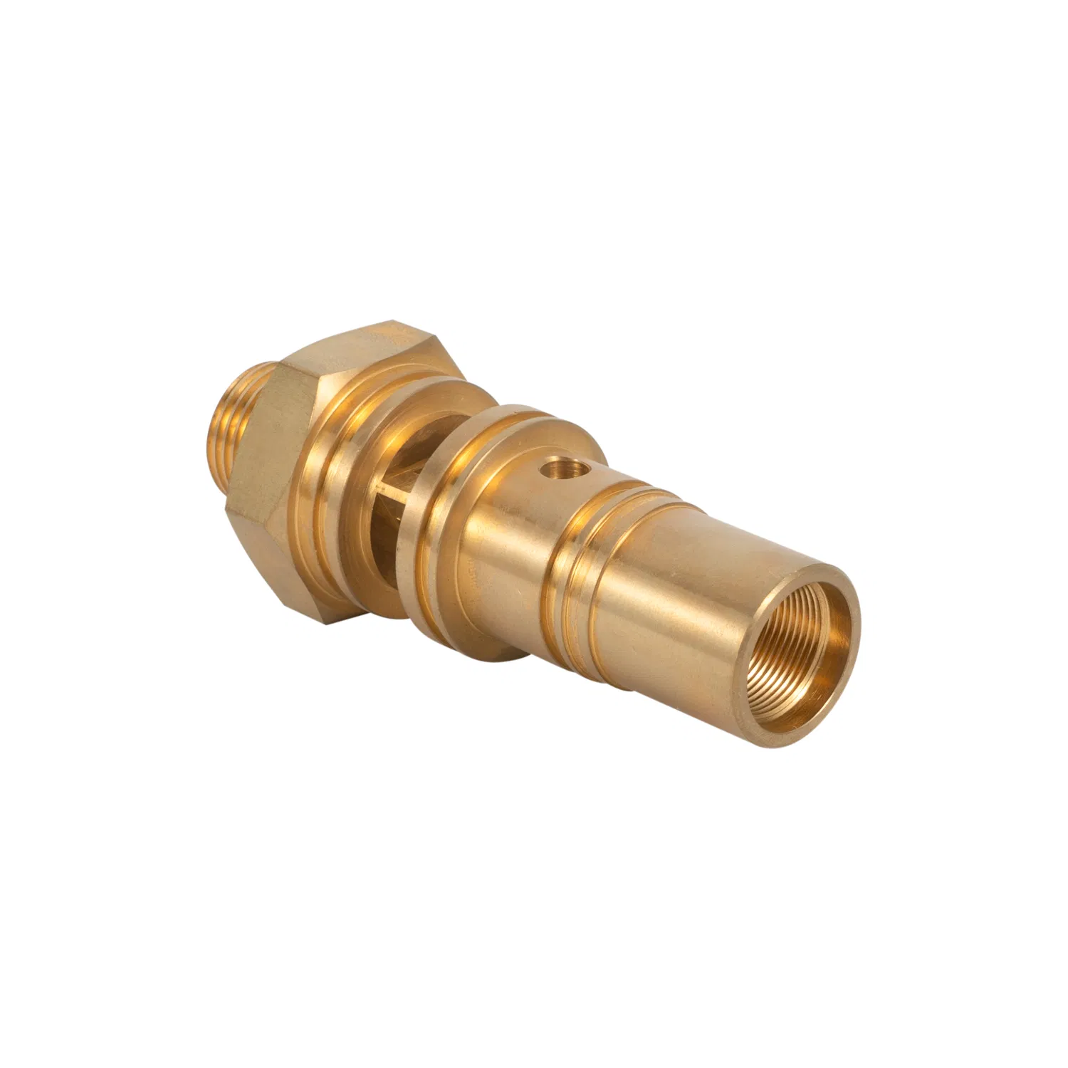 Direct China Factory Customized Brass Parts Precision CNC Machining C3601 Brass Coupling