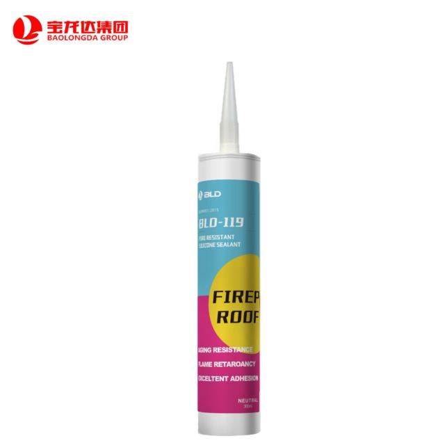 Fire-Resistant Silicone Sealant with UV and Ozone Resistance