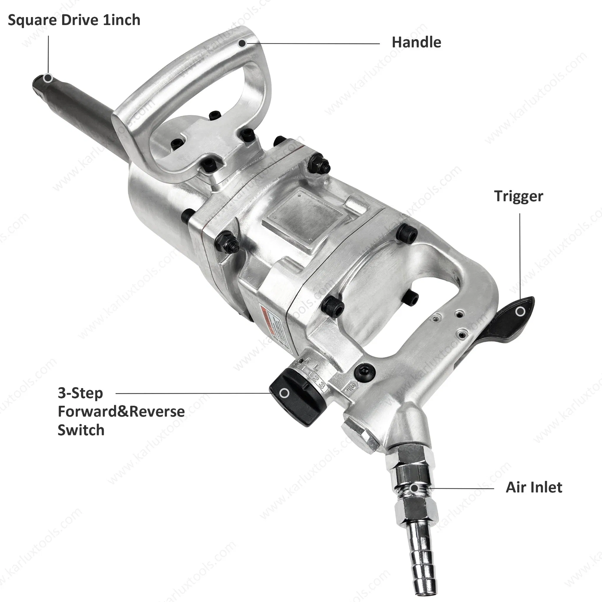 M42 Industrial Air Tools 1 Inch Pneumatic Impact Wrench Automotive Truck Tire Power Tools