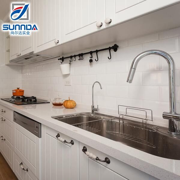 Hot Sales Bevel Edge Super White Subway Tile Ceramic Wall Tiles Glossy and Matt Finish for Kitchen and Bathroom