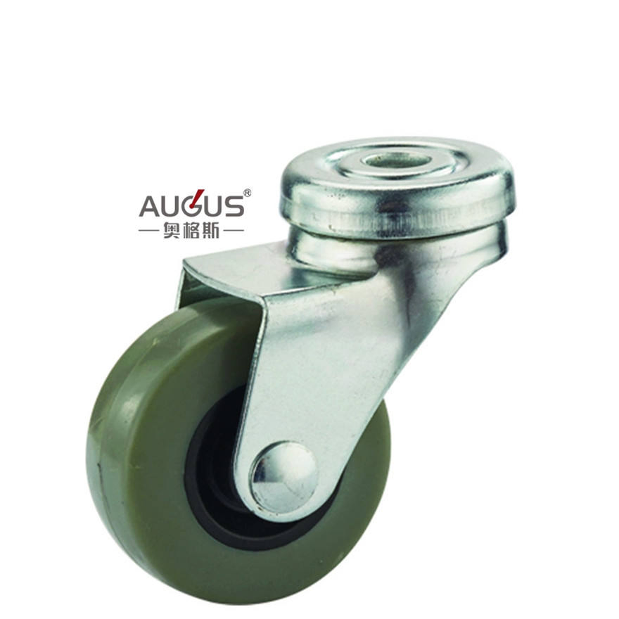 Augus Factory Wholesale Light Duty 1.25/1.5 Inch TPR Caster Wheels