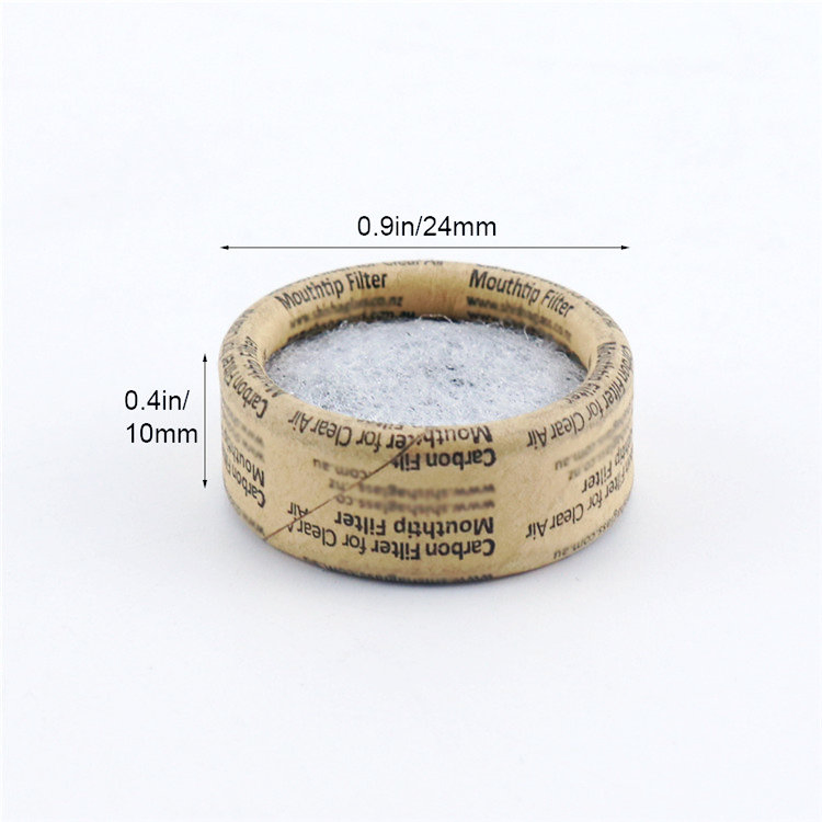 Activated Carbon Mouthpiece Filter for Silicone Smoking Pipe