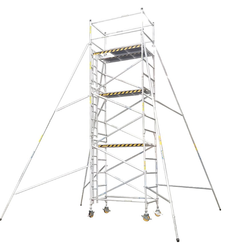 Heavy-Duty Pin Lock Scaffolding and Platform Ladder for Safe Work