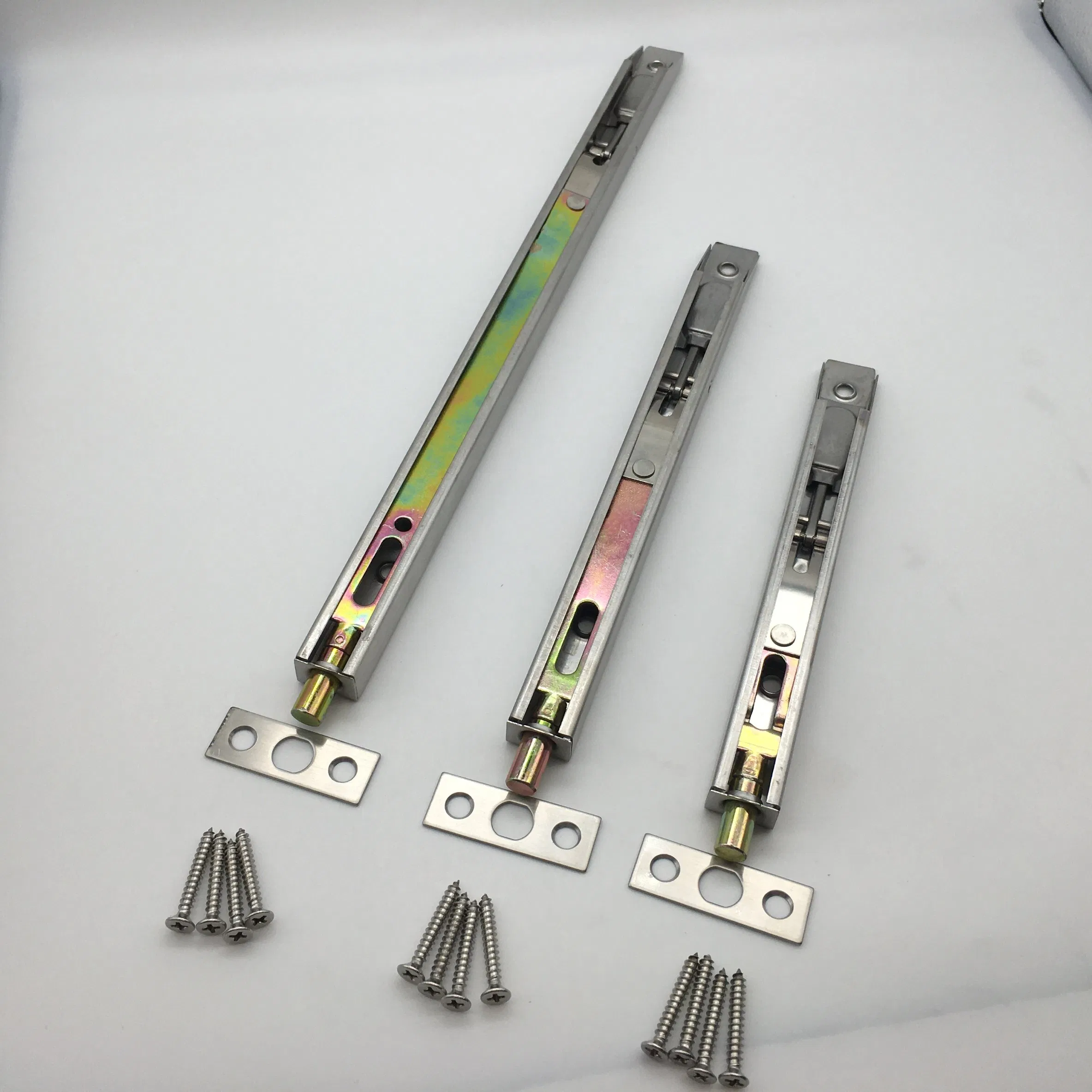 Stainless Steel Flush Bolt with Bolt Work on One Side and Folding Lever