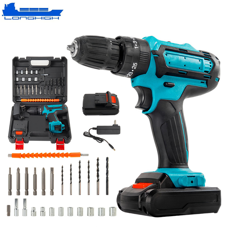 Аккумуляторный ударный шуруповерт T-Rex с аксессуарами