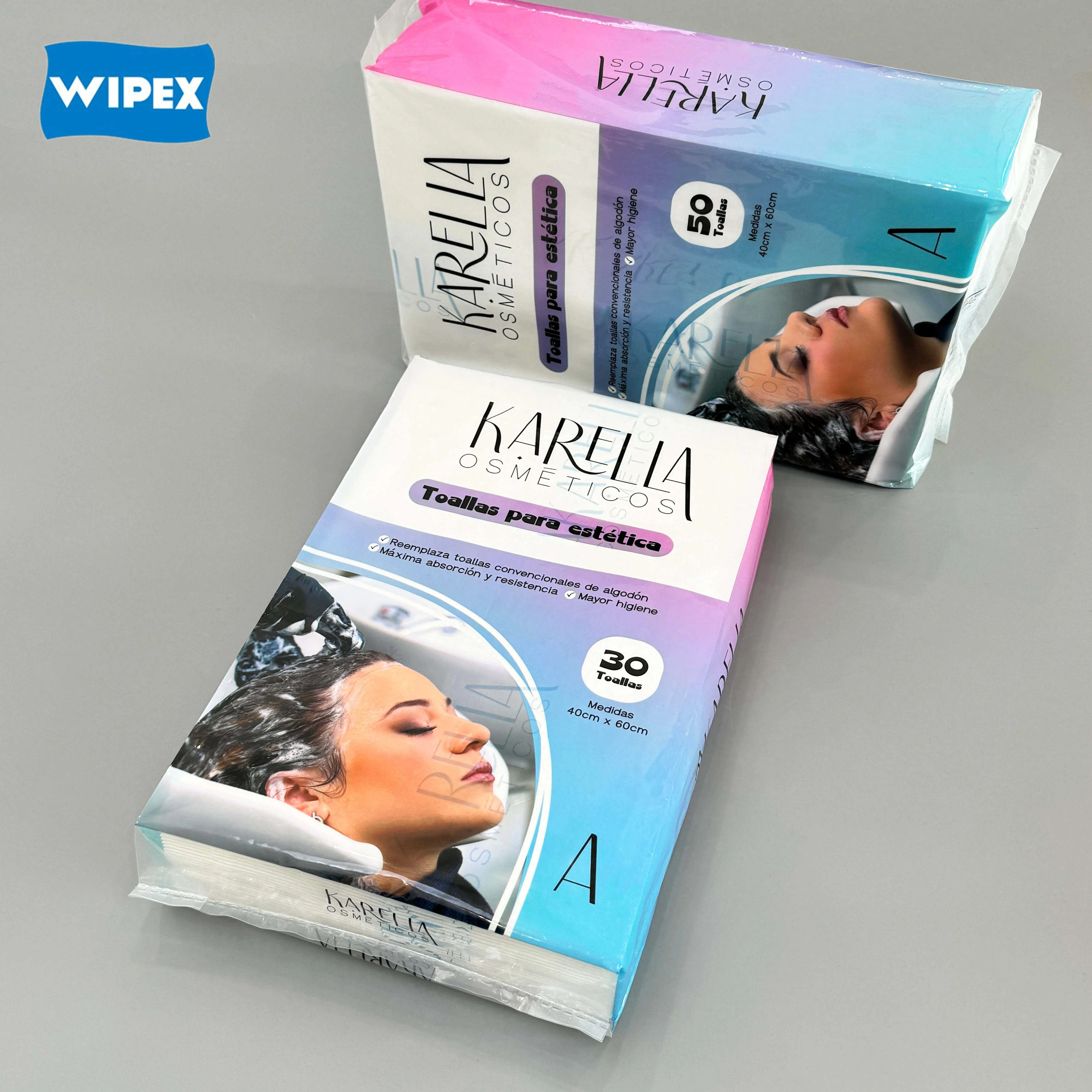 Customer Logo Towels Beauty Care Cloth Hair Drying Towels Disposable Barbershop Towel