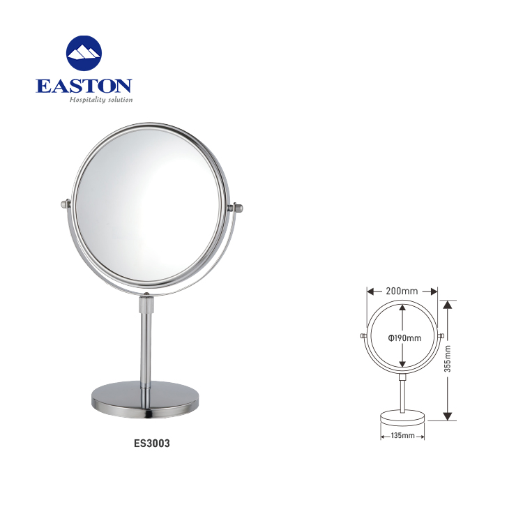 Hotel Bathroom Height Adjustment Table Mirror with High Quality