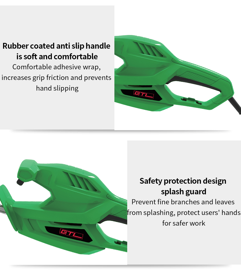 Customized High Quality Powerful 450W Hedge Trimmer Tea Pruning Machine with 0.35m VDE Plug (EHT015)