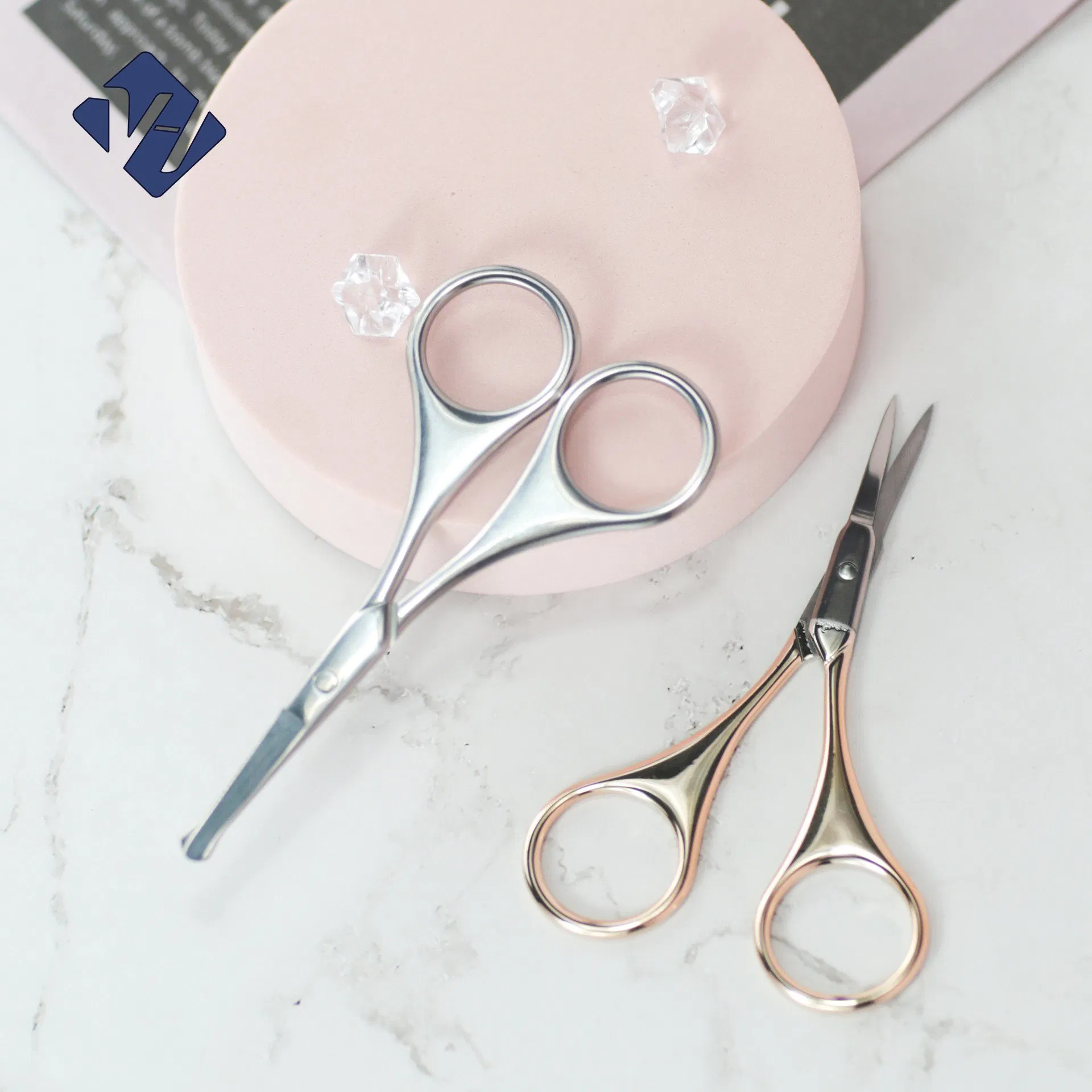 Professional Makeup Tools Sharp Eyebrow and Nose Hair Scissors Set