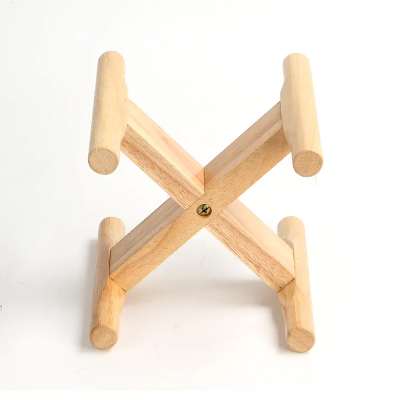 Modern Wood Flower Pot Stand Bamboo Plant Pot Stand for Home Decoration