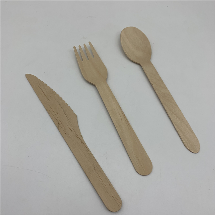 100% Wooden Cutlery Set Hot Sale Cutlery