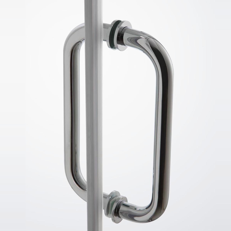 Stainless Steel Shower Hinge U-Shape Pull for Glass Door Handle