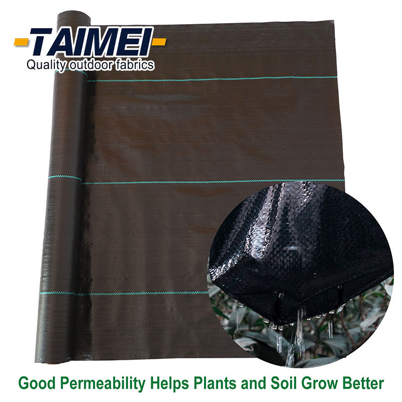 Agriculture PP Woven Barrier Polypropylene Anti Ground Cover Mat Weed Block Mat Manufacture