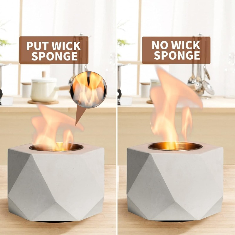 Inexpensive High-Strength Eco-Friendly Cement Heating Equipment Outdoor Furniture Patio Heaters Fire Pit