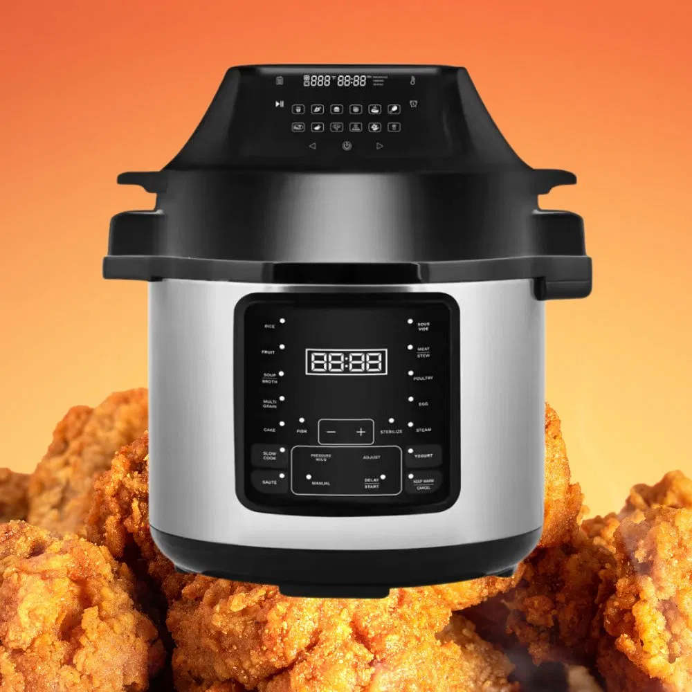 Pressure Cooker with LED Display for Effortless Cooking and Meal Preparation