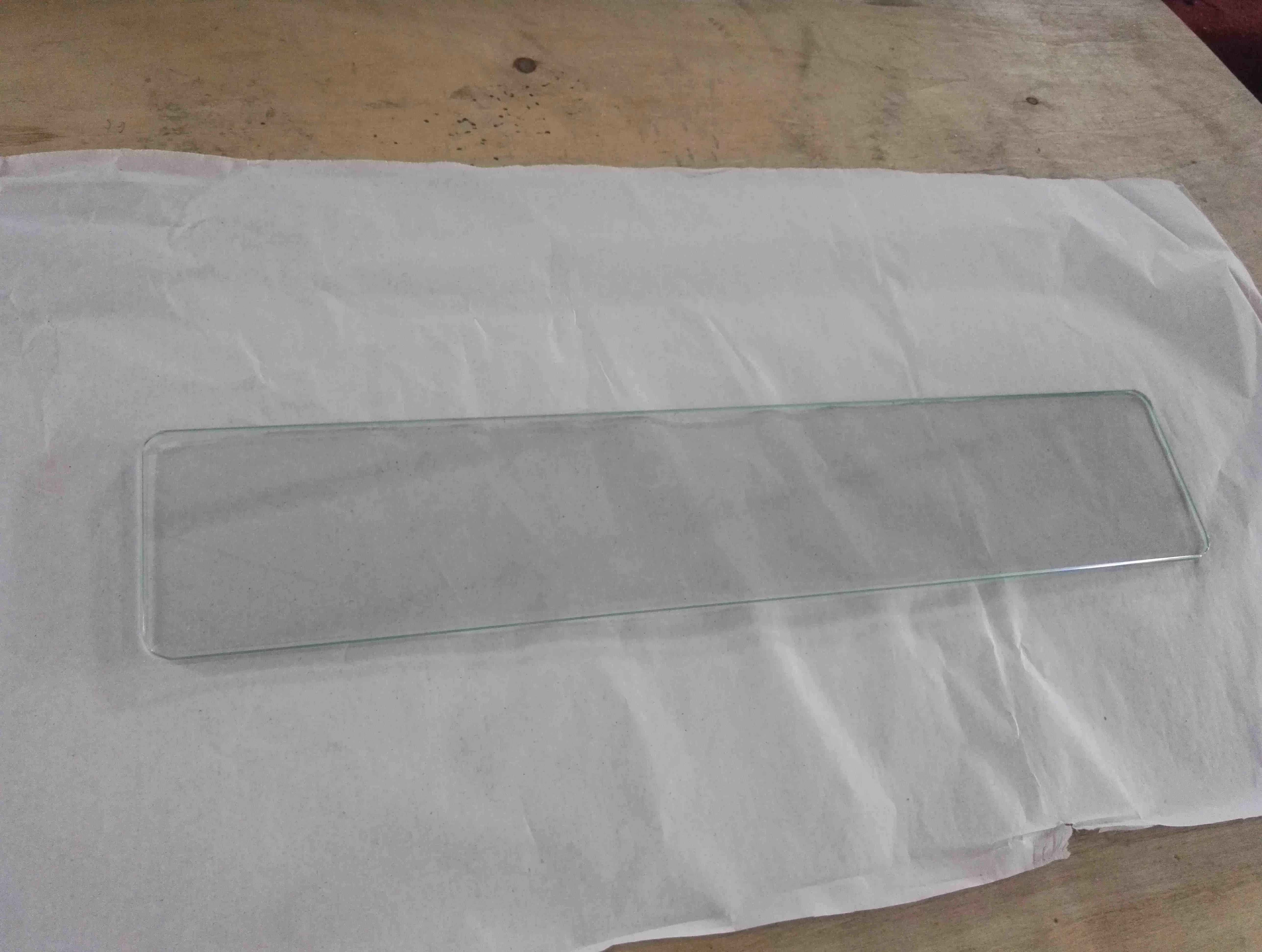 3.2mm Fritted Ceramic Toughened Fridge Shelf Glass