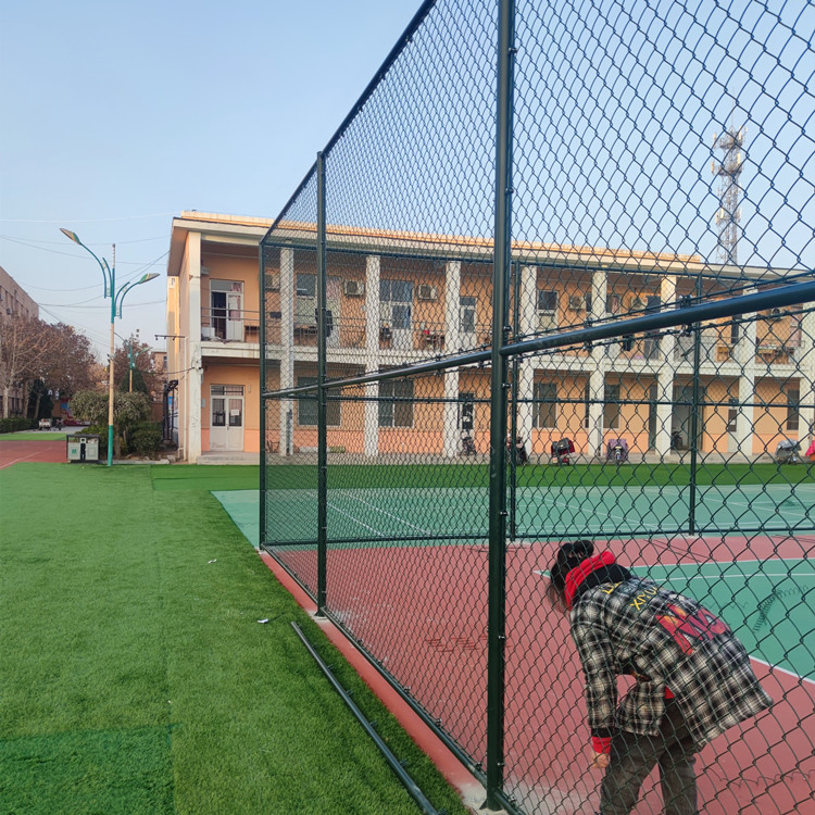 Easily Assembled Diamond Wire Mesh Fence Chain Link Fence