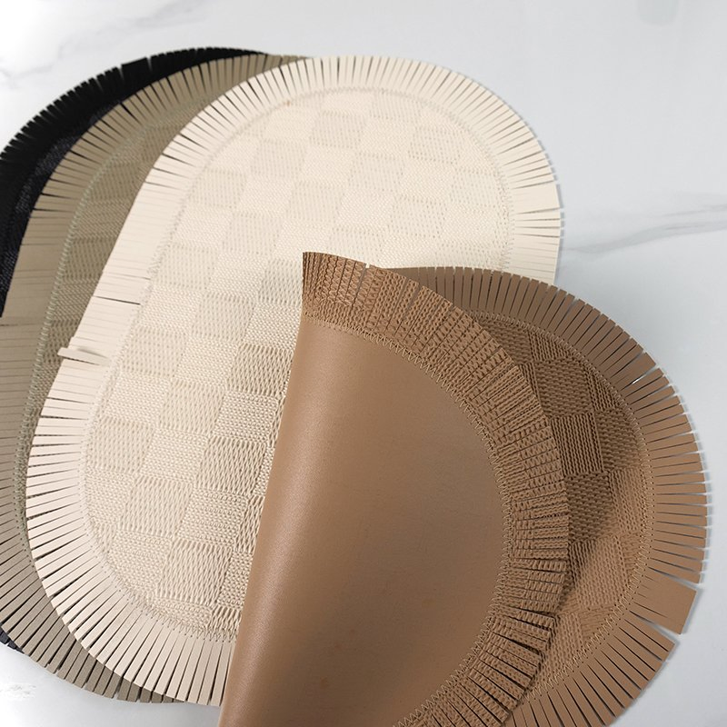 Leather Waterproof Non-Slip Insulation Table Mats Placemats Factory Price Kitchen Dining