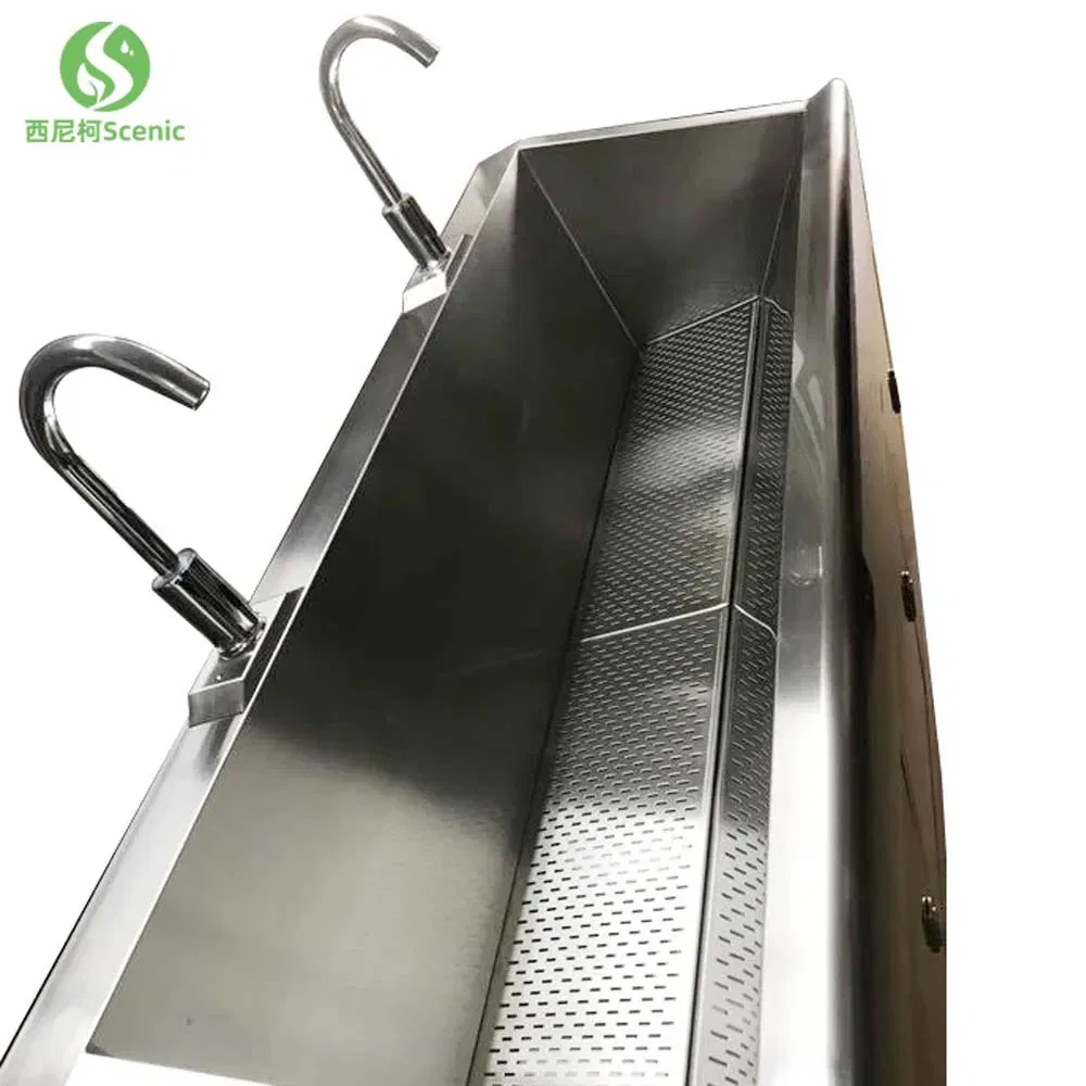 Multiple Foot Operated Sensor Wash Basin High Efficiency Filter Water Purifier Sink