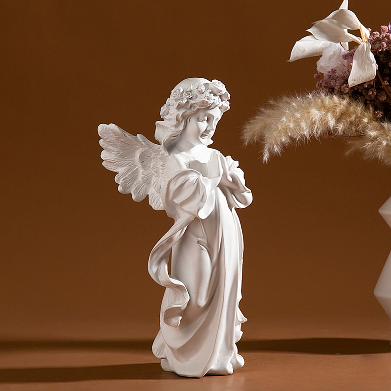 Wholesale Classical Praying Cherub Garden Ornaments Gifts Resin Crafts