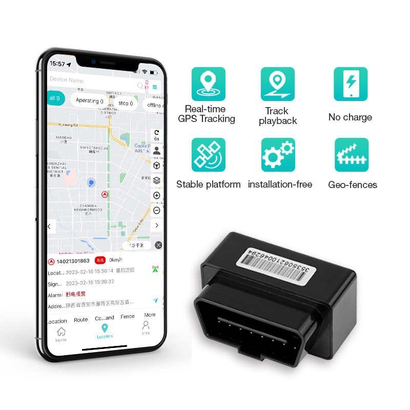 Адаптер OBD2 WiFi Bluetooth для диагностики автомобиля мини