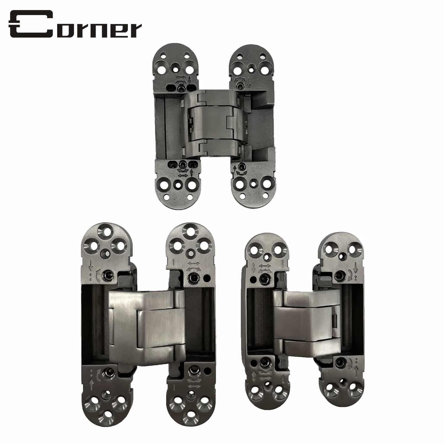 Invisible 3D Adjustable Heavy Duty Hidden 80kg Concealed Door Hinge