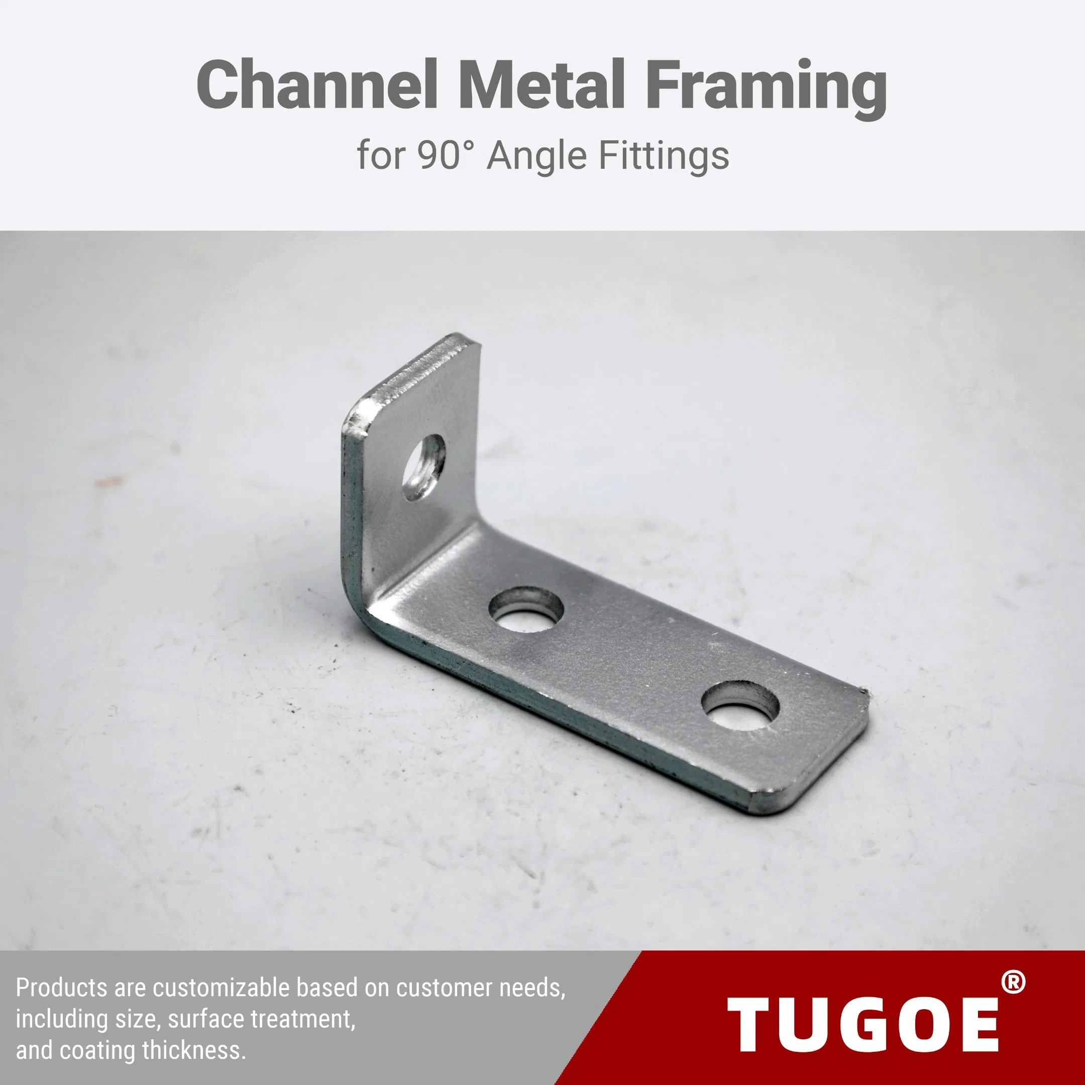 High Standard Galvanized Anti Vibration Unistrut HDG 90-Degree C Channel